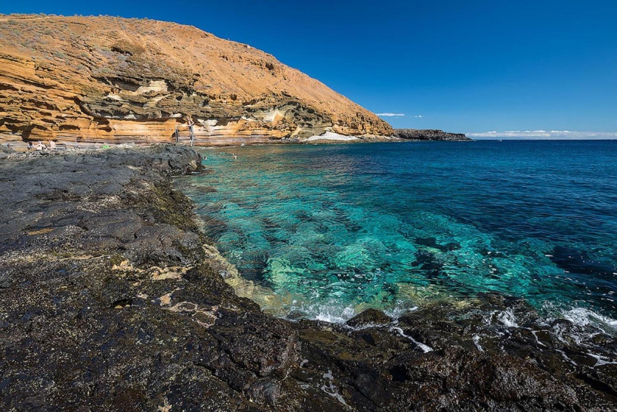 Encantador Estudio Con Terraza Privada Y Espectaculares Vistas Al Mar En Costa Del Silencio, Cerca De Los Cristianos Luaran gambar